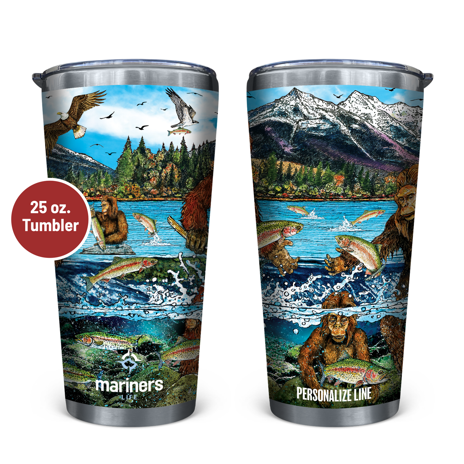 personalized metal drinkware