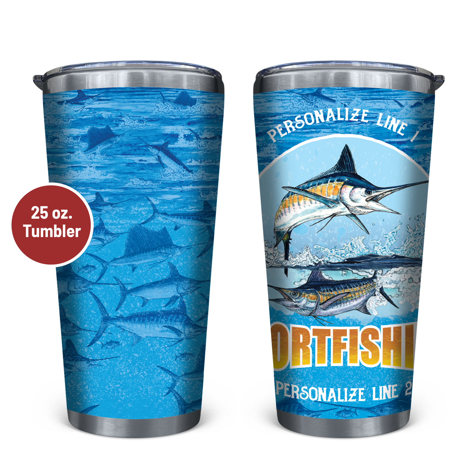 Sportfishing Stainless Steel Drinkware