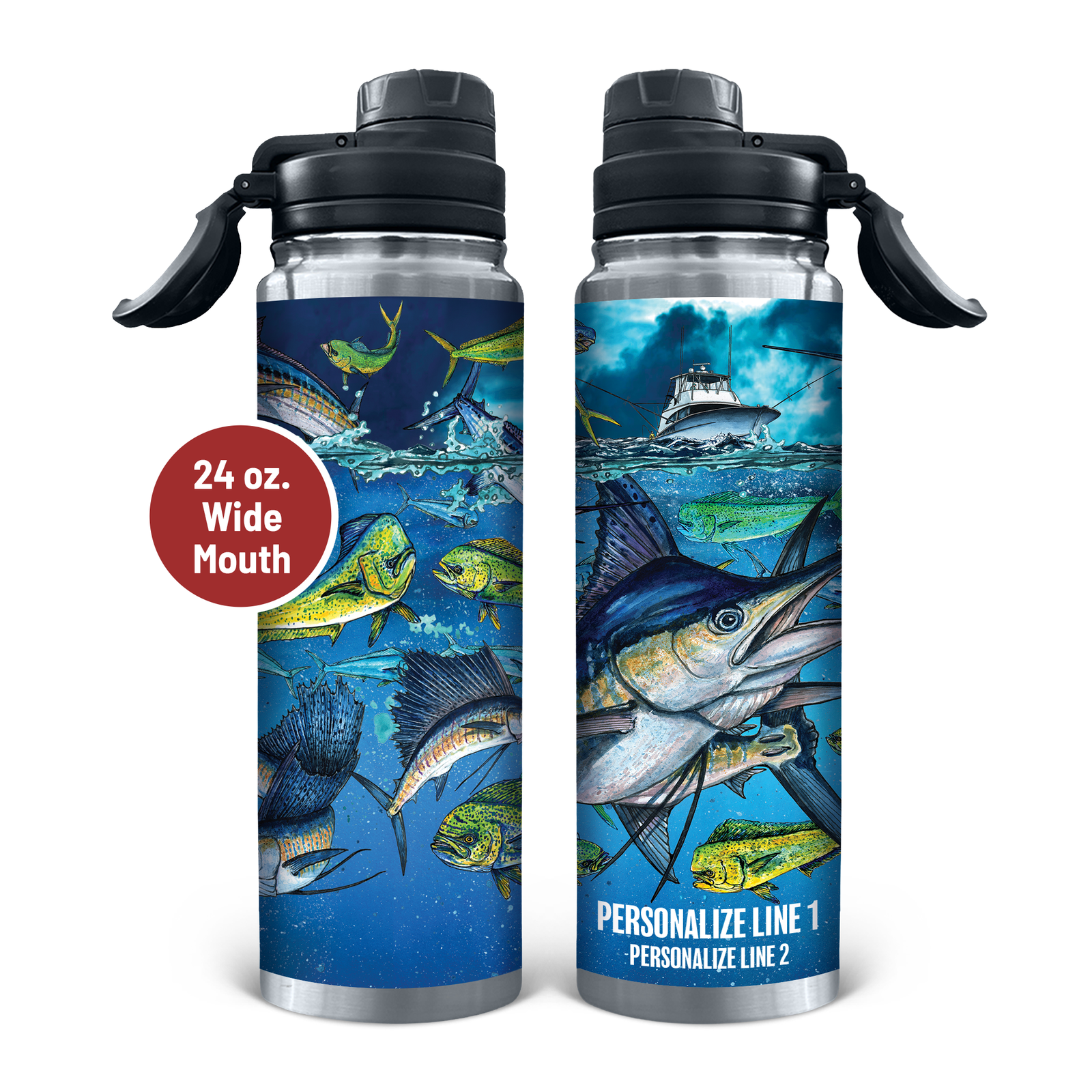 Slammin' 360 - Marlin/Mahi Mahi Stainless Steel Drinkware
