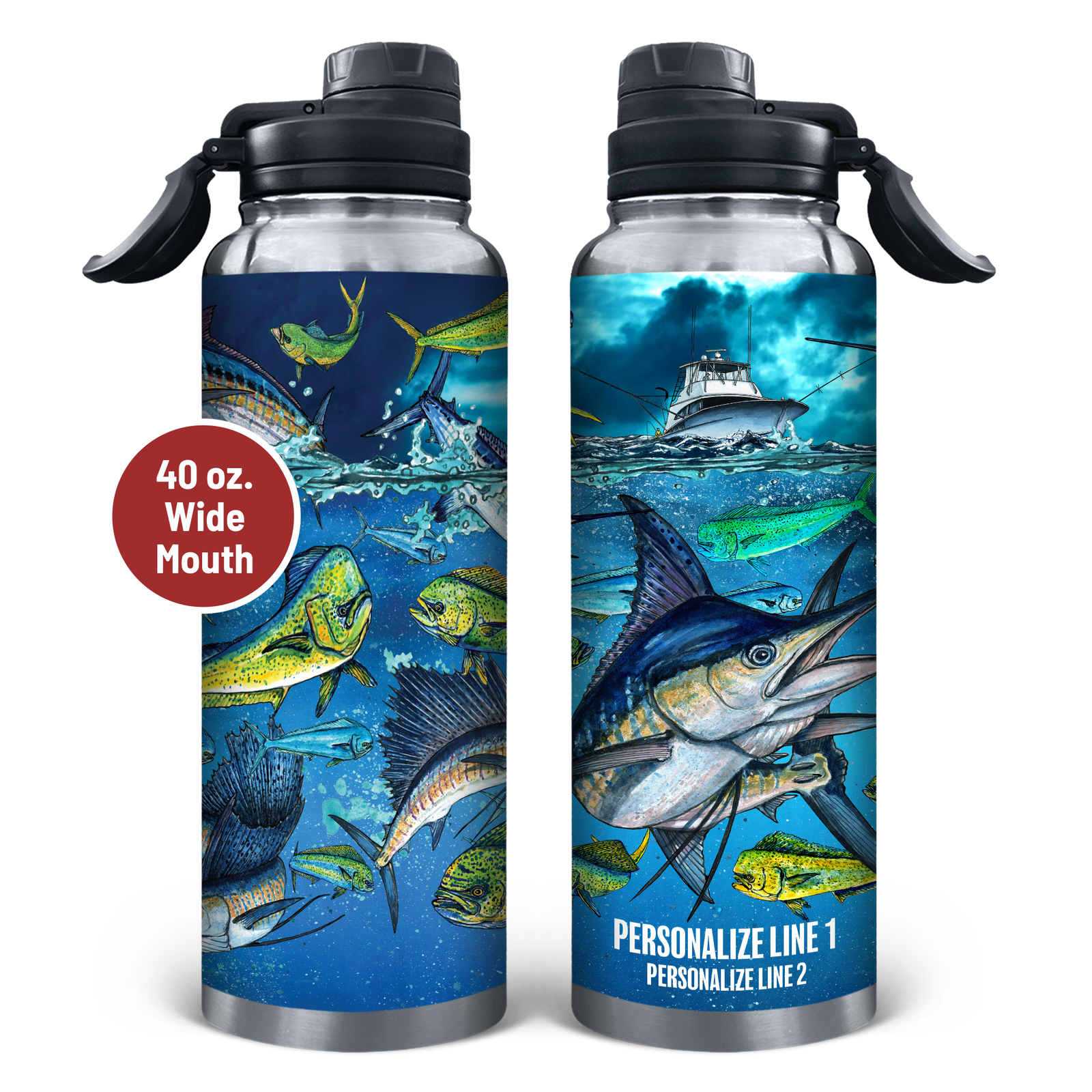 Slammin' 360 - Marlin/Mahi Mahi Stainless Steel Drinkware