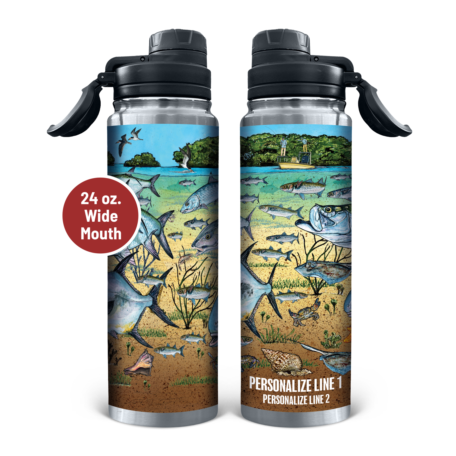 Slammin' 360 - Tarpon/Permit Stainless Steel Drinkware