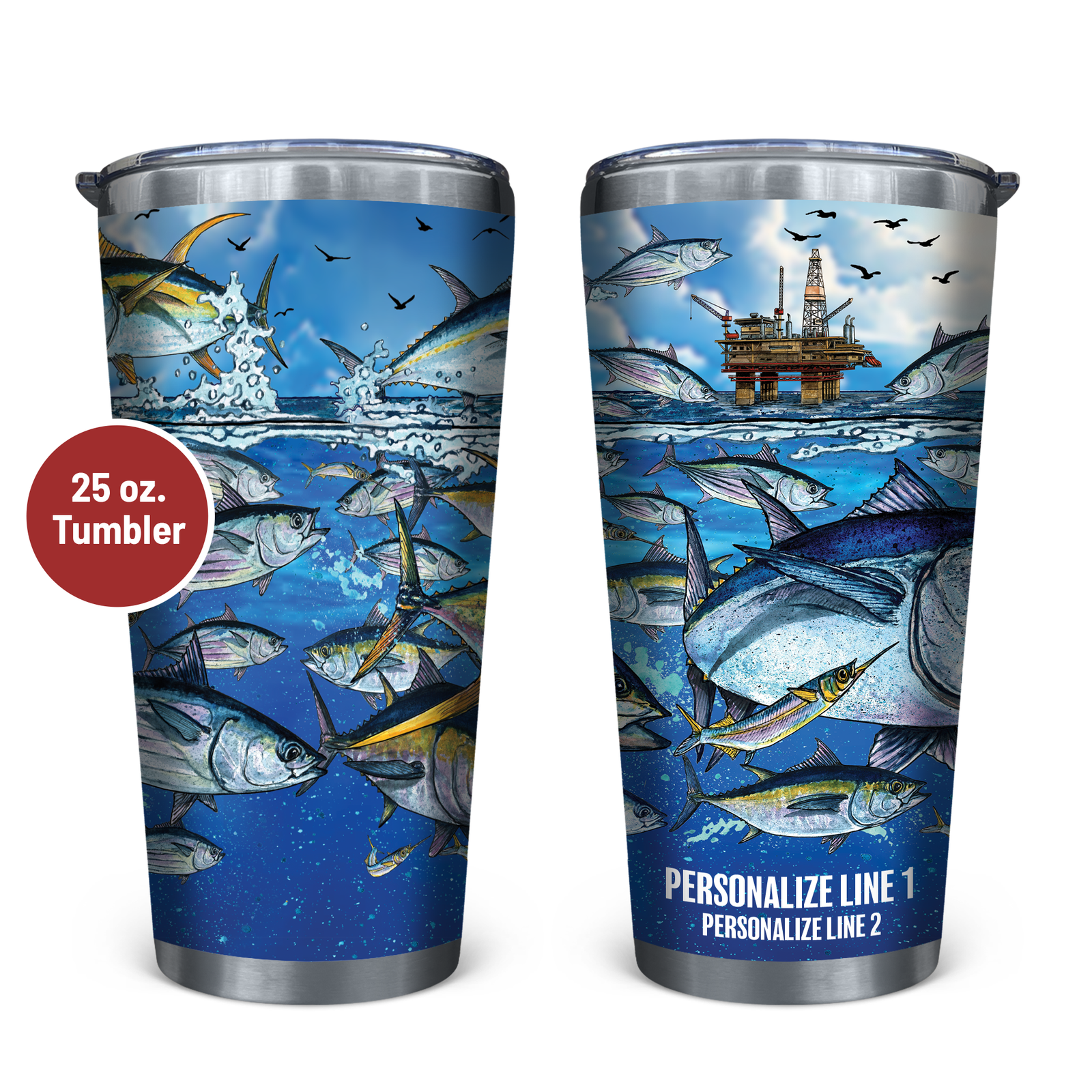 Slammin' 360 - Tuna Stainless Steel Drinkware