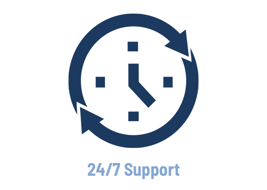 24/7 Support Icon