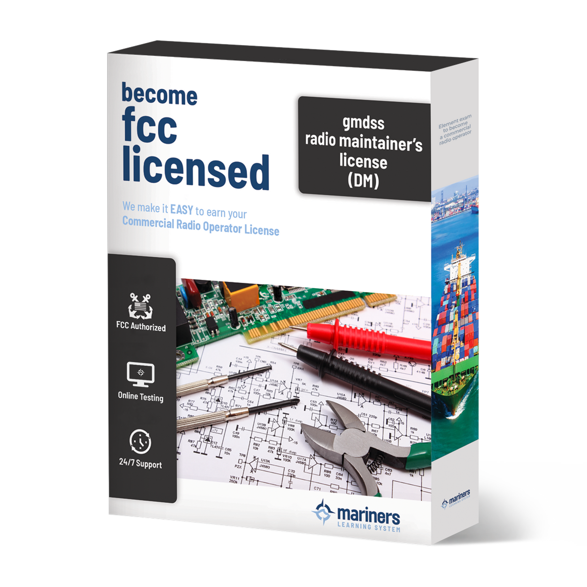 radio maintainer&#39;s license product box