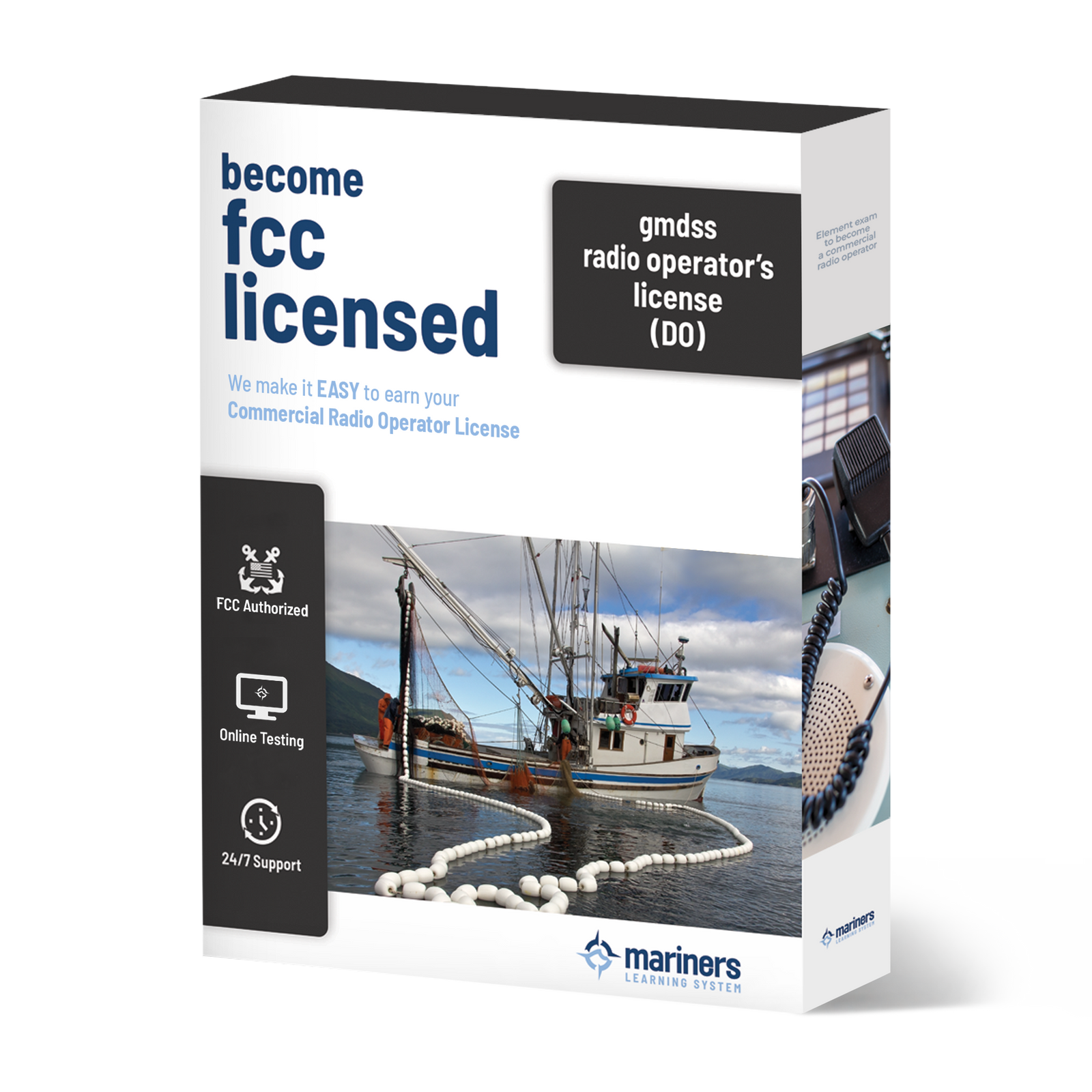 gmdss radio operator's license product box