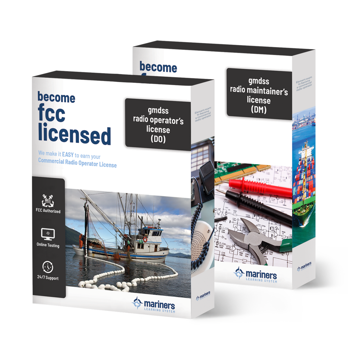 radio operator&#39;s and maintainer&#39;s license product box&#39;s 