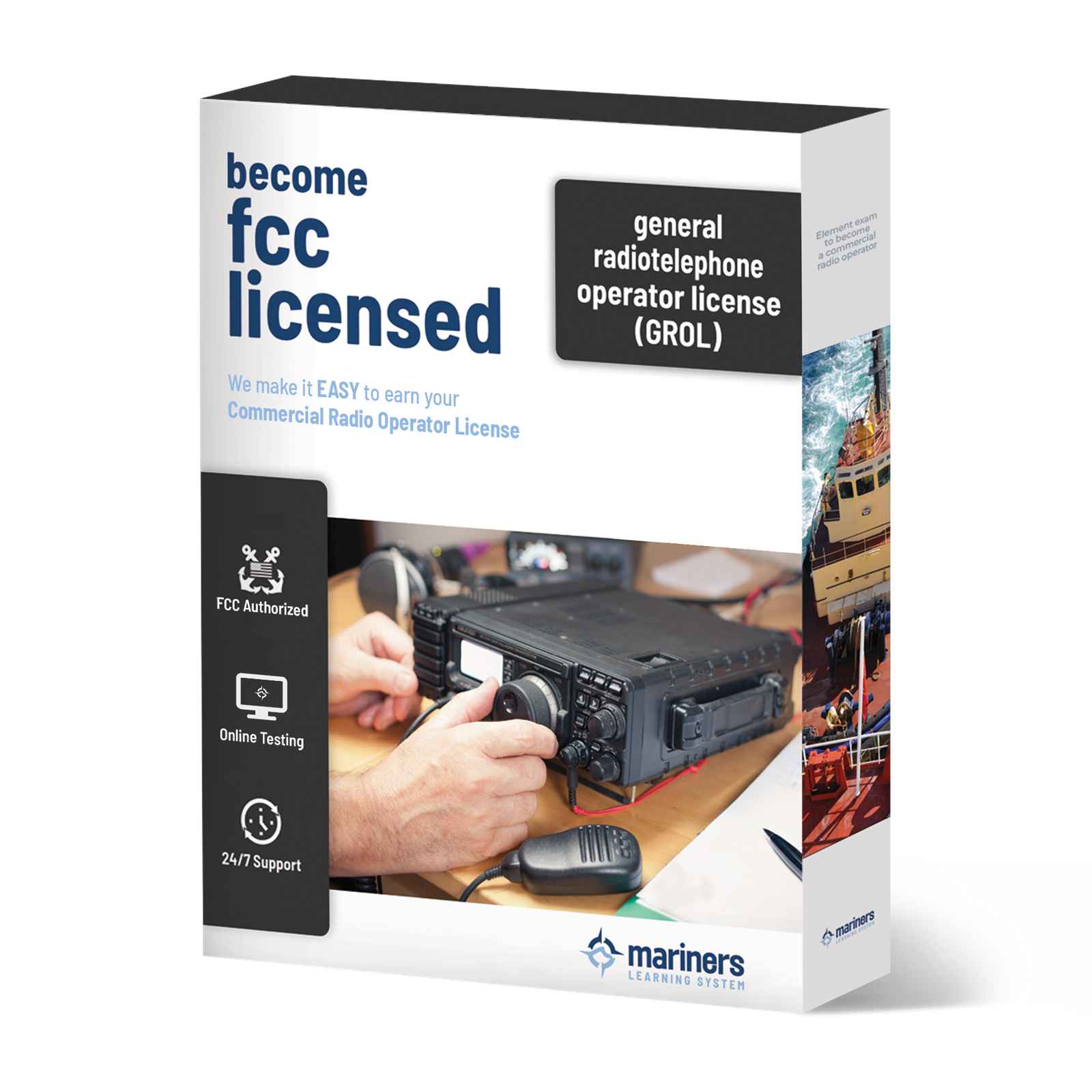 general radiotelephone operator license product box