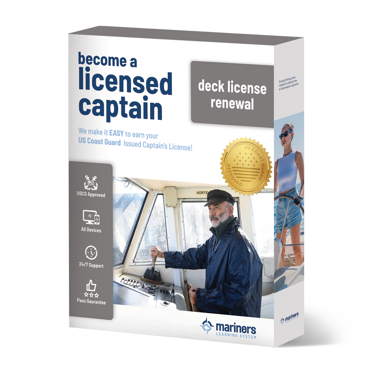 Mariners Learning System deck license renewal product box