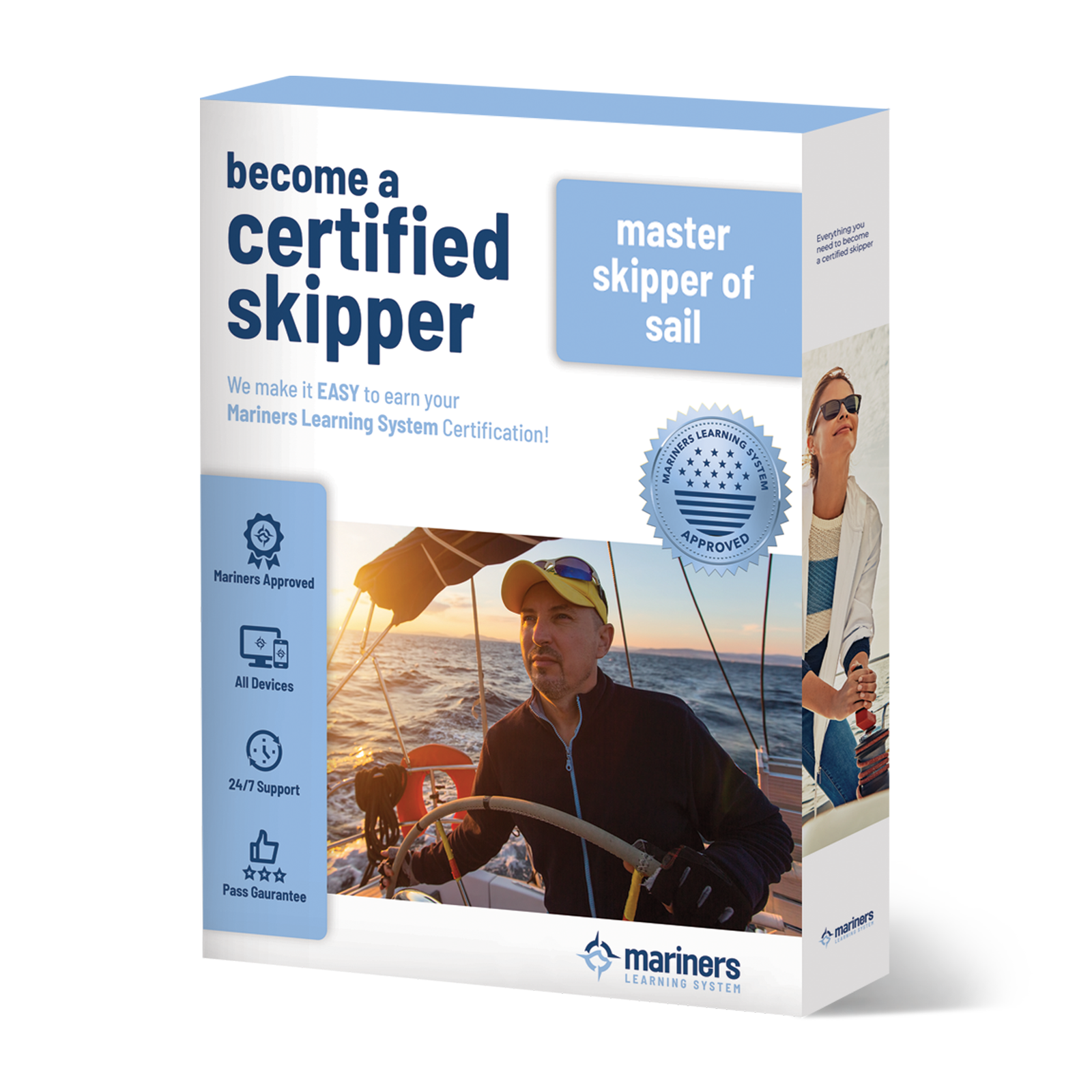 master skipper of sail product box