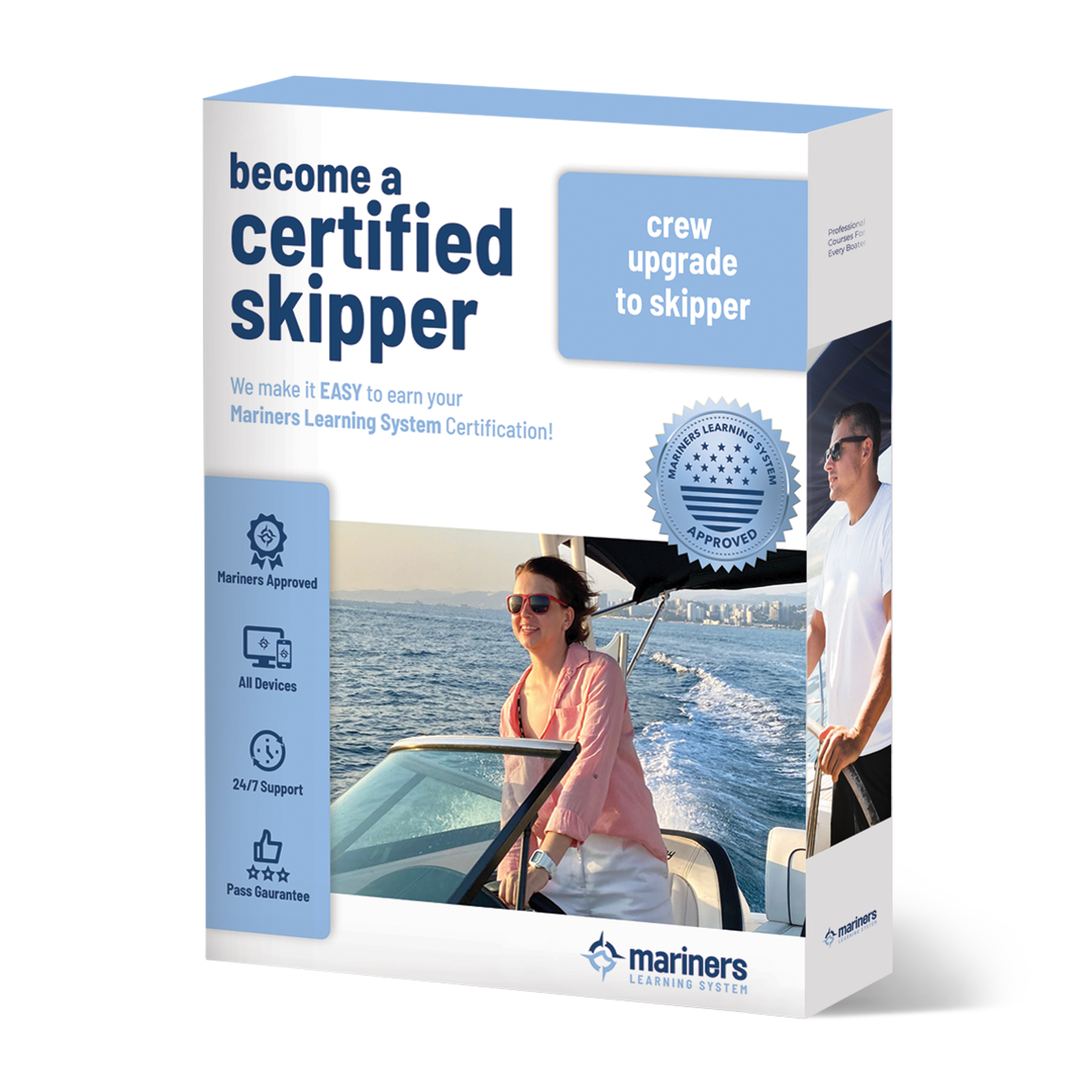 crew upgrade to skipper product box