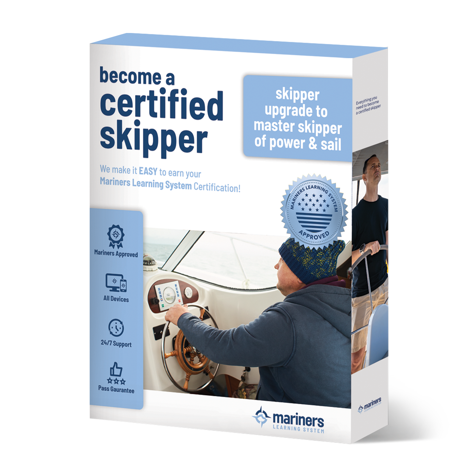 skipper upgrade to master skipper of power and sail product box