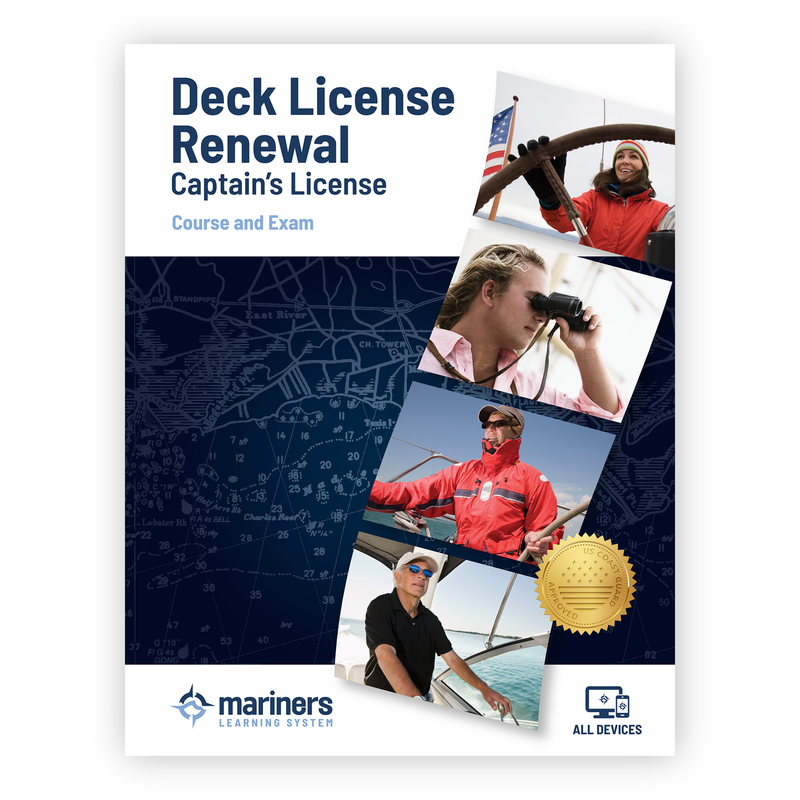 Deck License Renewal - Online Course And Exam