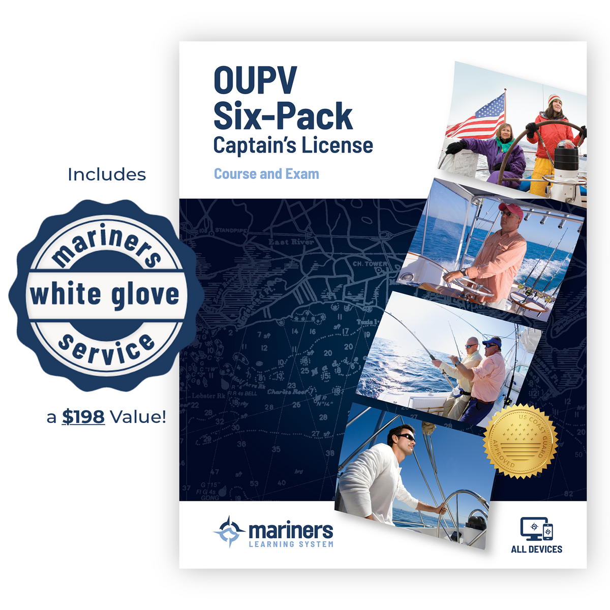 Mariners Learning System OUPV/Six-Pack Captain’s License - Online Course and Exam
