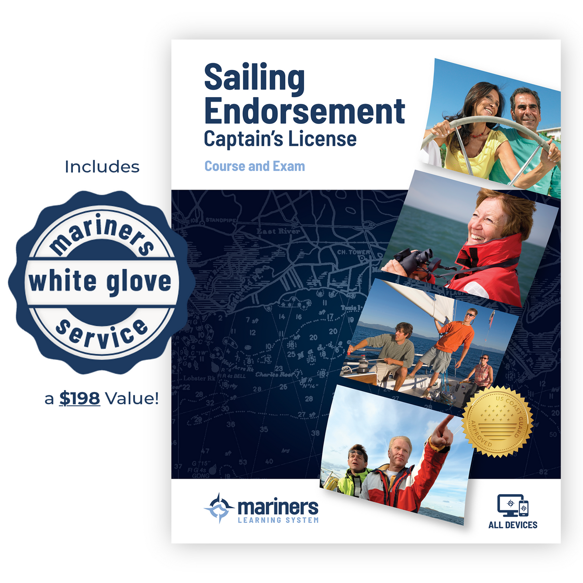 Mariners Learning System Auxiliary Sailing Endorsement - Online Course and Exam