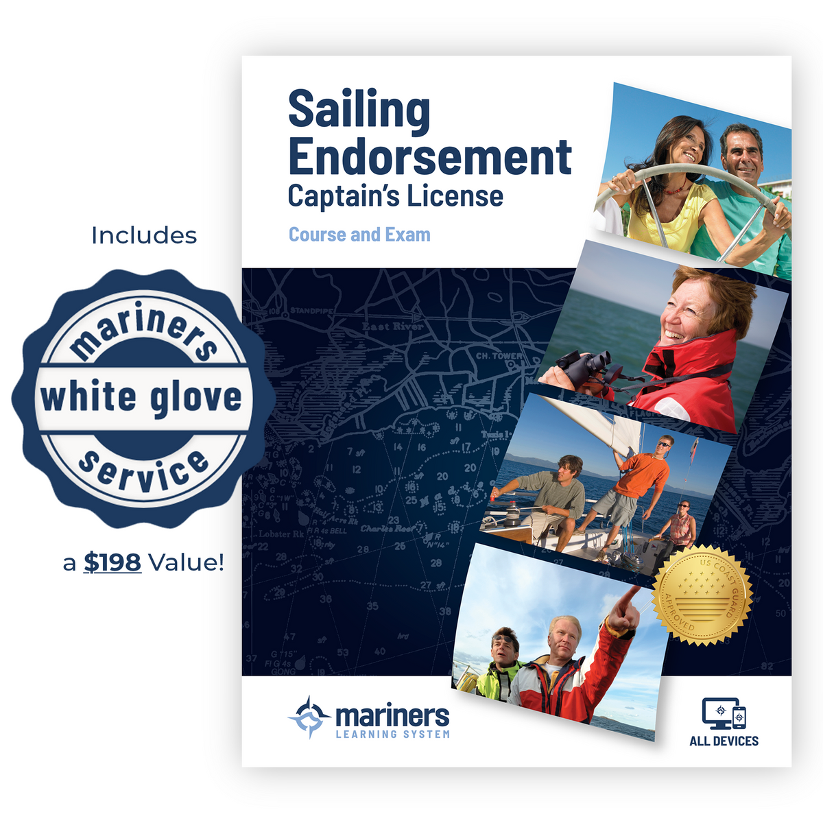 Auxiliary Sailing Endorsement - Online Course and Exam