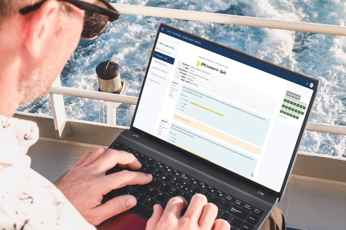 Auxiliary Sailing Endorsement - Online Course and Exam