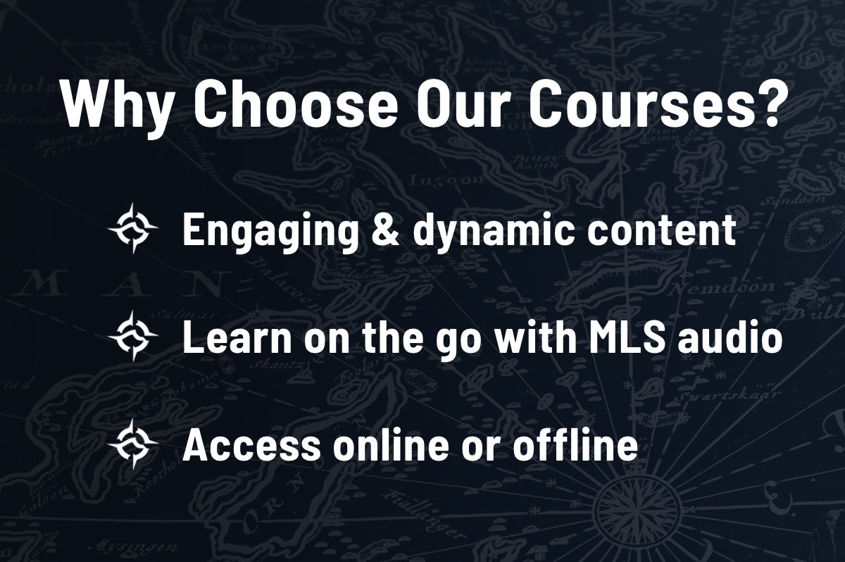 25/50 or 100-Ton Master Captain’s License - Online Course and Exam