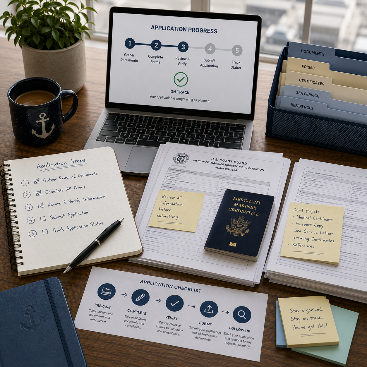 Application in progress image