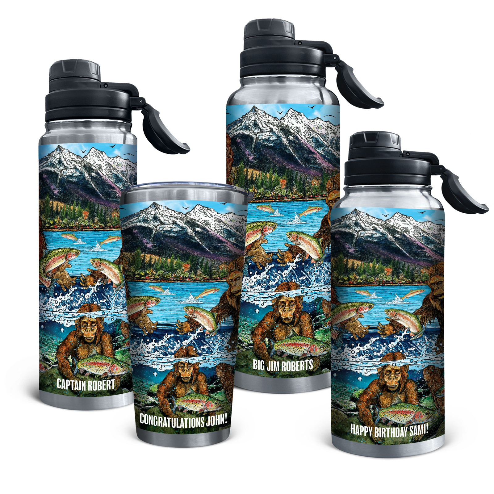 bigfoot metal drink ware 