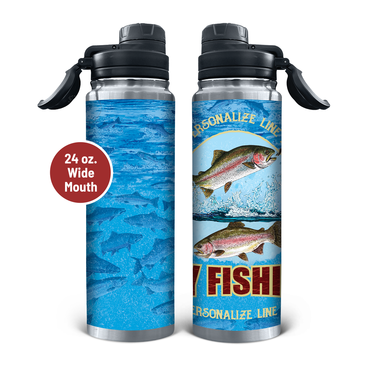 Fly Fishing Stainless Steel Drinkware