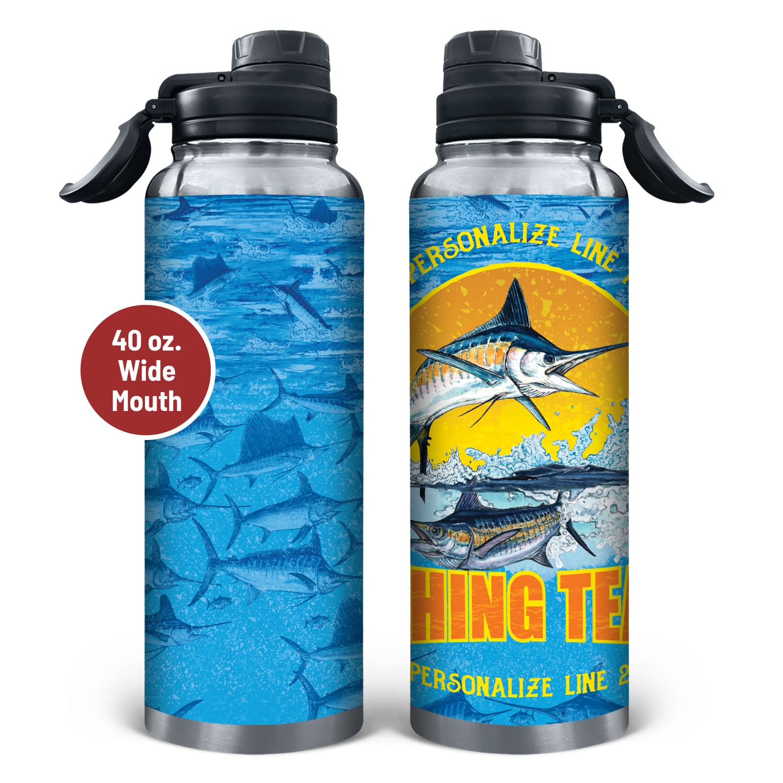 Fishing Team Stainless Steel Drinkware