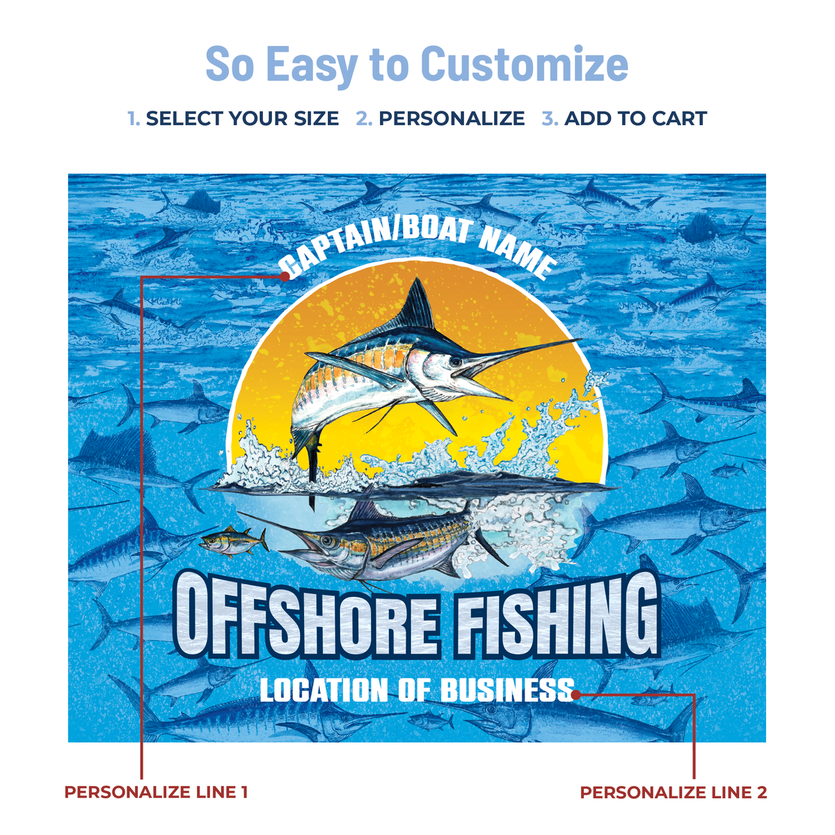 Offshore Fishing Stainless Steel Drinkware