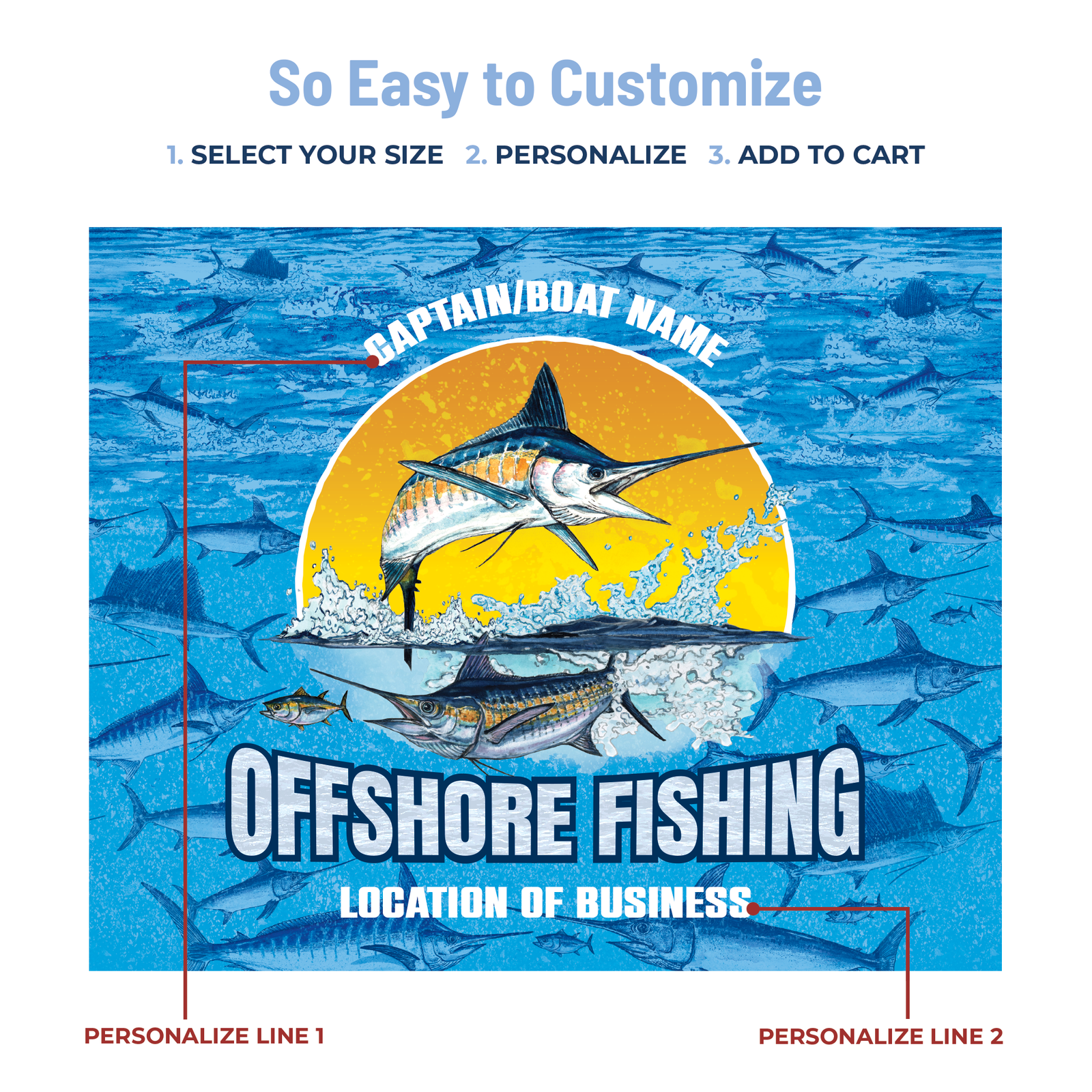 Offshore Fishing Stainless Steel Drinkware