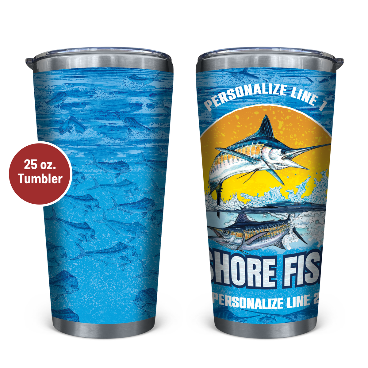 Offshore Fishing Stainless Steel Drinkware