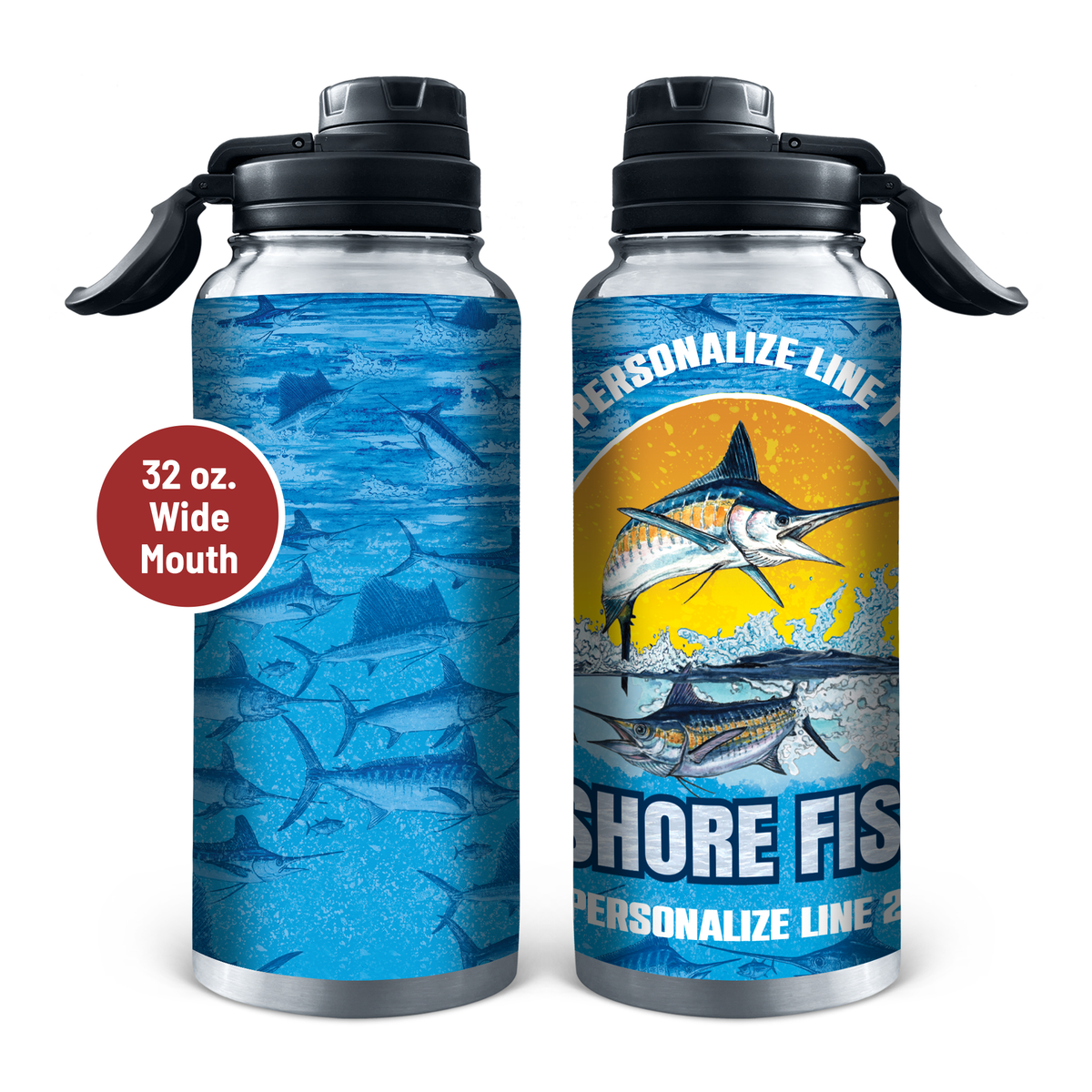 Offshore Fishing Stainless Steel Drinkware