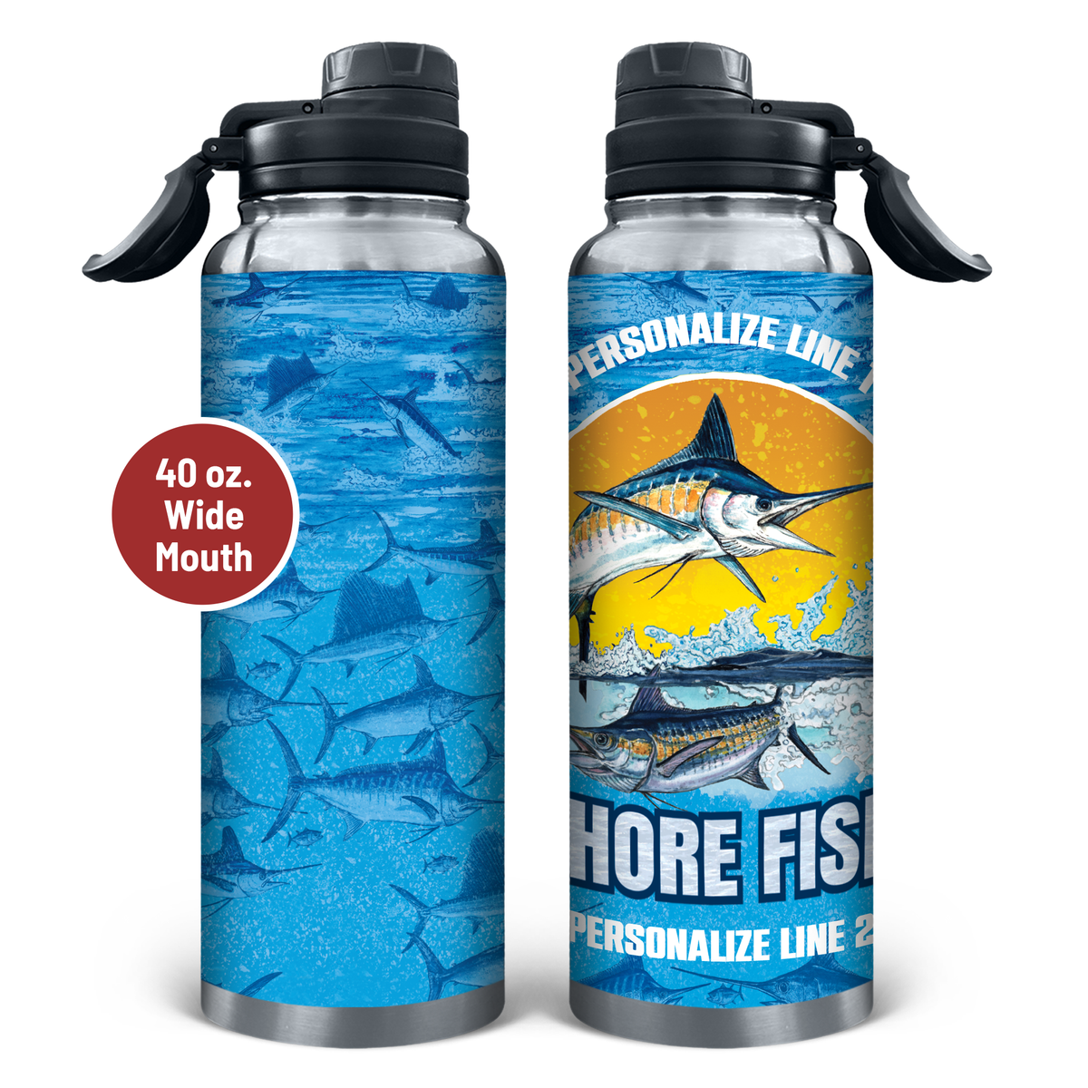 Offshore Fishing Stainless Steel Drinkware