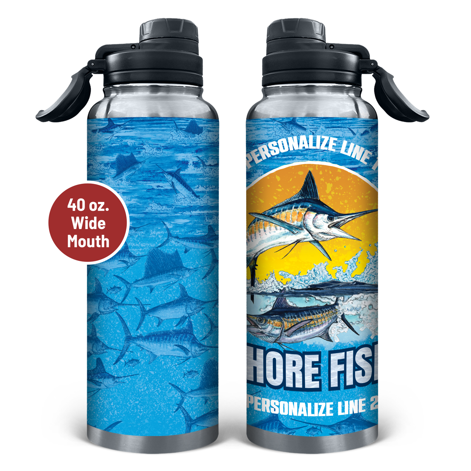 Offshore Fishing Stainless Steel Drinkware