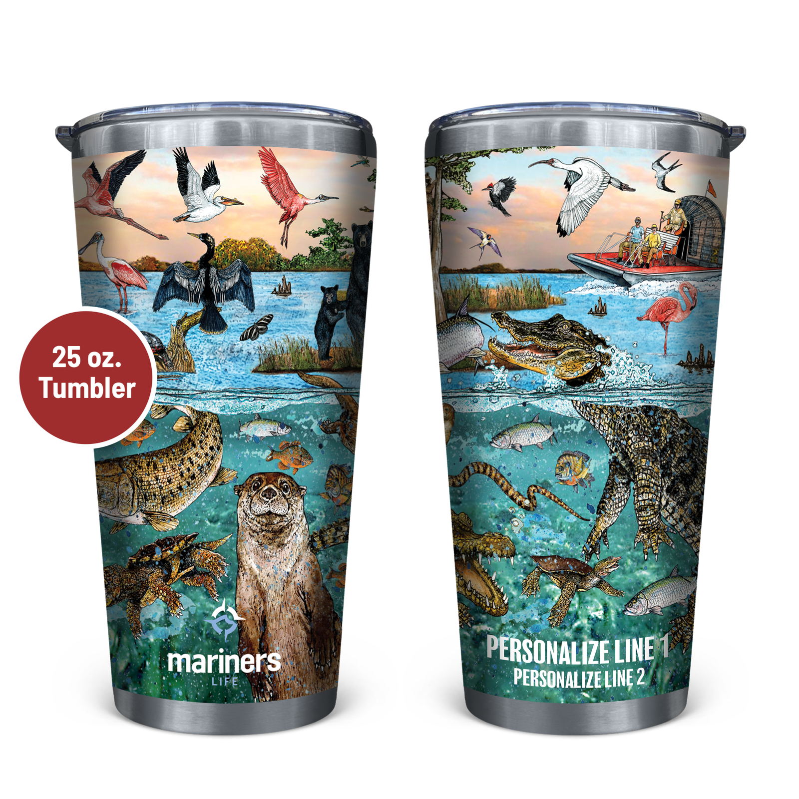 personalized metal drinkware