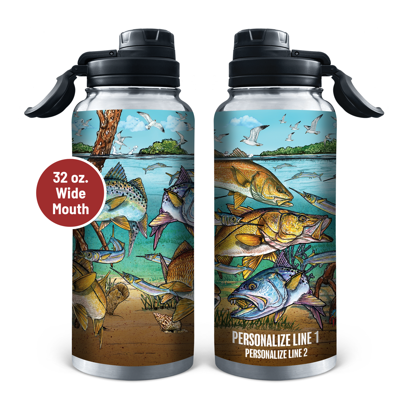 Slammin' 360 - Redfish/Snook Stainless Steel Drinkware