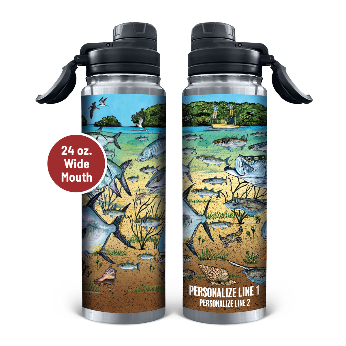 Slammin' 360 - Tarpon/Permit Stainless Steel Drinkware