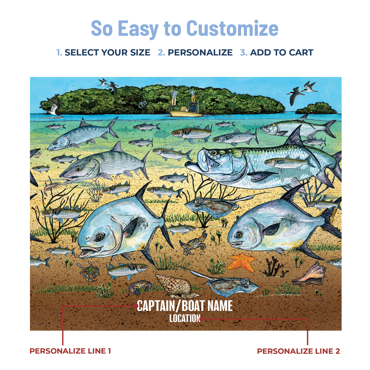 Slammin' 360 - Tarpon/Permit Stainless Steel Drinkware