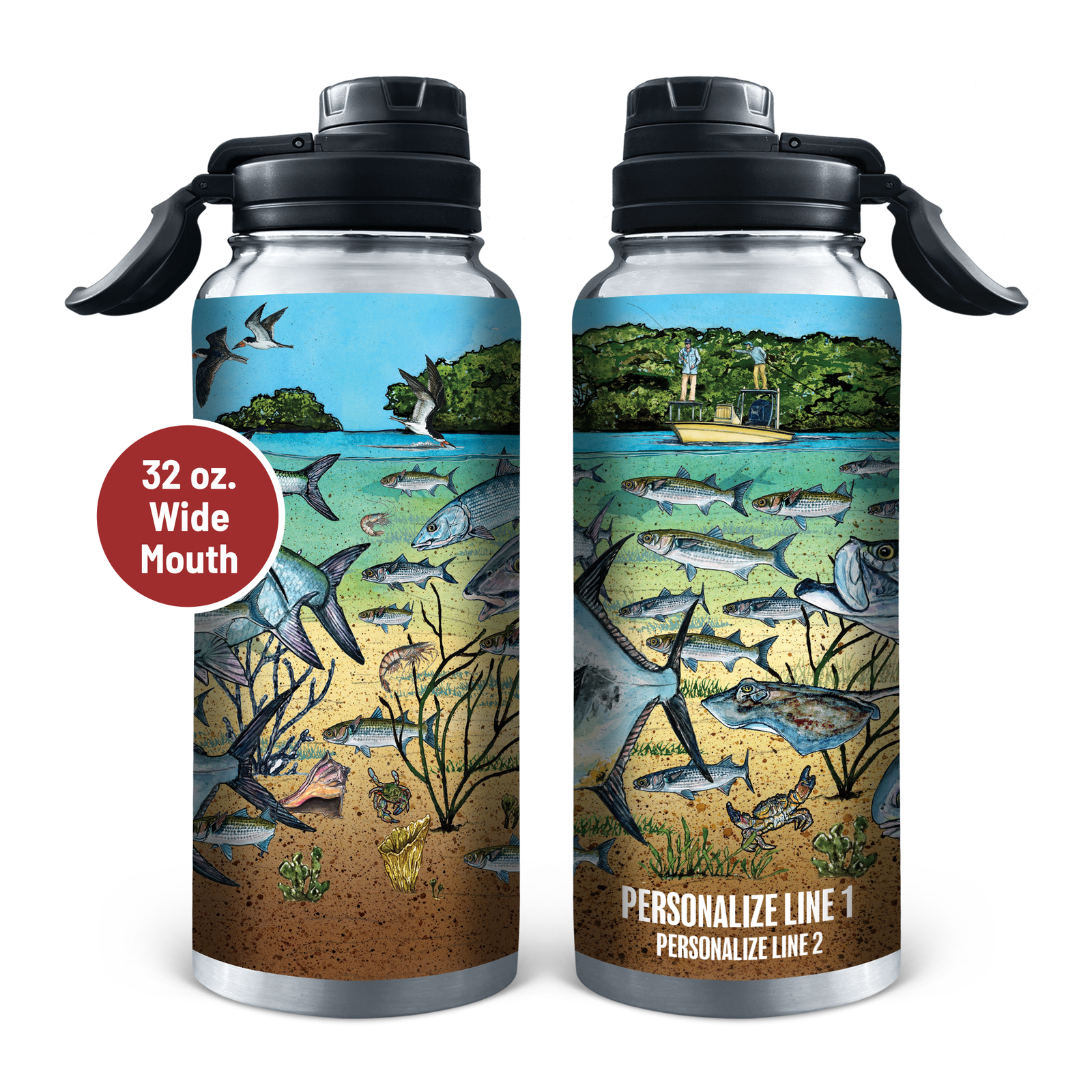 Slammin' 360 - Tarpon/Permit Stainless Steel Drinkware