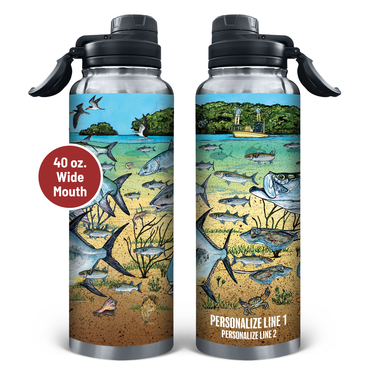 Slammin' 360 - Tarpon/Permit Stainless Steel Drinkware