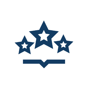 three stars icon
